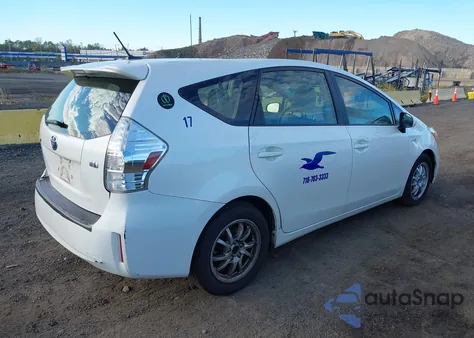 2012 Toyota Prius V Five from USA, damaged, VIN JTDZN3EU1C3138297